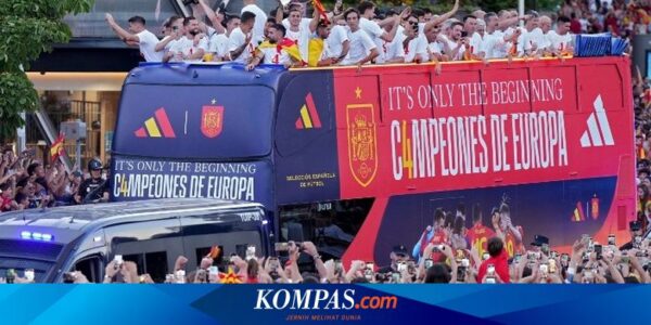 Pesta Juara Euro 2024 Spanyol, Parade Bus Terbuka dan Bertemu Raja