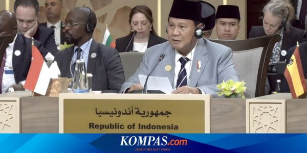 Prabowo: Indonesia Siap Kontribusi untuk Upaya Gencatan Senjata di Gaza