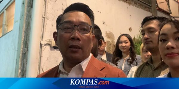 Ridwan Kamil Daftar Bacagub Jakarta pada 28 Agustus