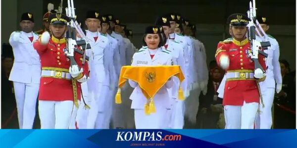 Susunan Lengkap Paskibraka pada Upacara Pengibaran dan Penurunan Bendera Merah Putih di IKN