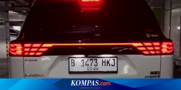 Toyota Innova Zenix Tampil Elegan Pakai Stop Lamp Alphard