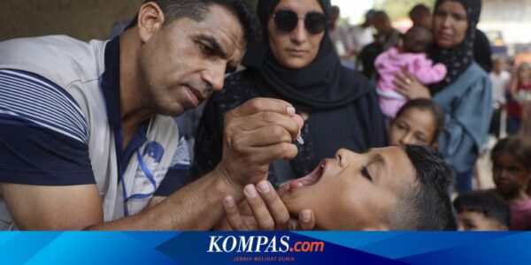 Vaksinasi Polio di Gaza Resmi Dimulai Hari Ini