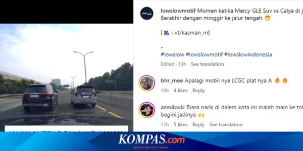 Video Mobil LCGC Lane Hogger dan Ditegur Mercedes-Benz GLE