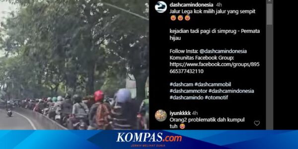 Viral, Ratusan Kendaraan Terjebak di Jalur Transjakarta