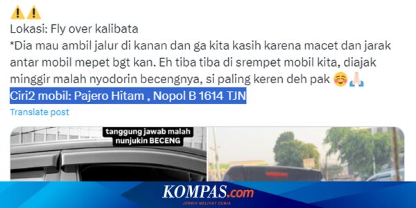 Viral, Video Pengemudi Pajero Keluarkan Pistol Setelah Serempet Mobil