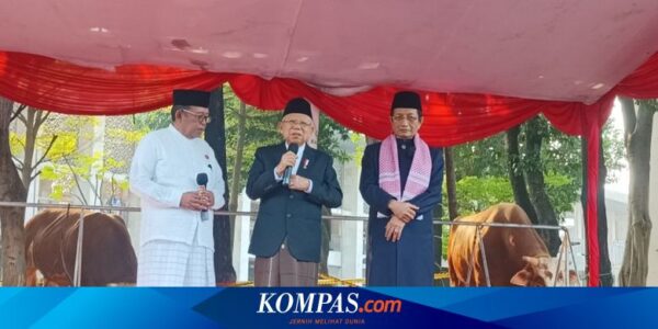 Wapres Ma’ruf Dorong Kegiatan Kurban Terus Dijaga, Sebut Warga Non-Muslim Ikut Berkurban di Masjid Istiqlal