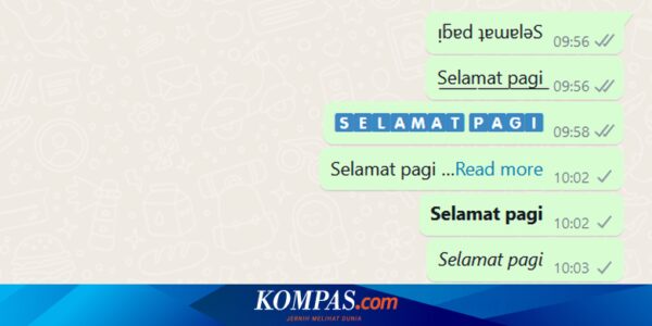 10 Cara Mengubah Tulisan di WhatsApp Menjadi Aesthetic, Mudah dan Praktis