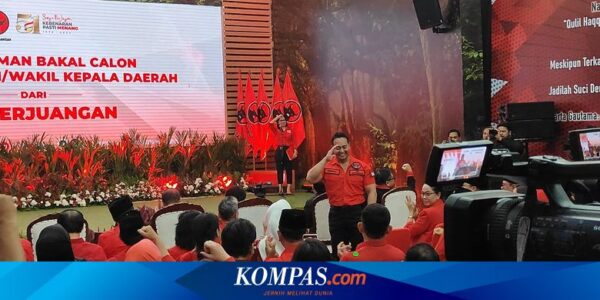 Andika Perkasa-Hendrar Prihadi Resmi Diusung PDI-P pada Pilkada Jateng, Airin-Ade Sumardi pada Pilkada Banten