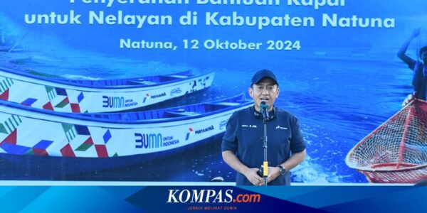 Berdayakan Nelayan di Natuna, Pertamina Hadirkan Kapal dan Paket Jaring Ikan