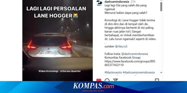 Bertemu Lane Hogger di Jalan Tol, Apa yang Harus Dilakukan?