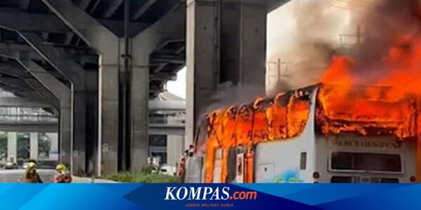 Bus Sekolah di Thailand Terbakar, Bawa 44 Siswa dan Guru, 25 Orang Dikhawatirkan Tewas