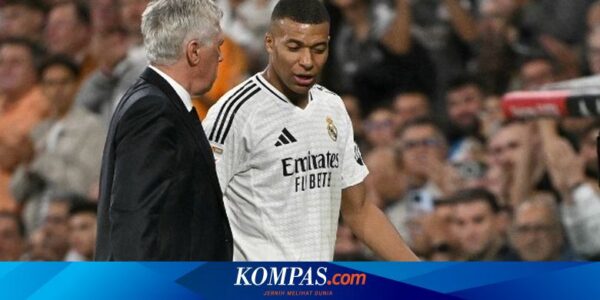 Cedera, Kylian Mbappe Absen dari Laga Terpenting Real Madrid Awal Musim Ini