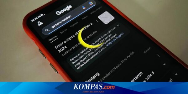 Gerhana Matahari Diam-diam Muncul di Google Saat “Googling” Kata Ini