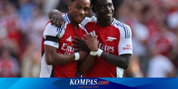 Hasil Arsenal Vs Wolves 2-0, Sinar Saka dan Raya di Laga Perdana