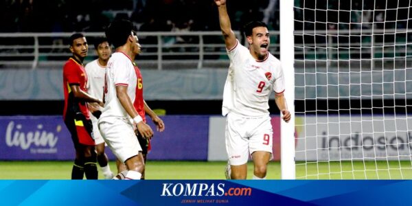 Hasil Babak I Timnas U20 Indonesia Vs Timor Leste: Unggul 2-0, Garuda Nusantara Berpotensi Pesta Gol