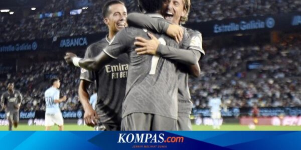 Hasil Celta Vigo Vs Real Madrid 1-2, Rekor Modric Warnai 42 Laga Tanpa Kalah