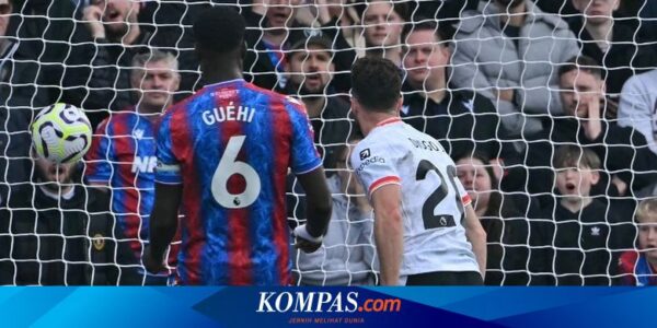 Hasil Crystal Palace Vs Liverpool: Jota Jaga The Reds di Posisi Pertama