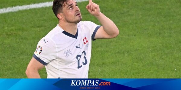 Hasil Skotlandia Vs Swiss 1-1, Tinta Emas Gol Roket Shaqiri