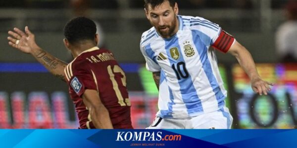 Hasil Venezuela Vs Argentina: Free Kick Messi Picu Gol, Otamendi seperti Ikan