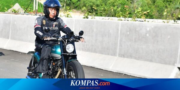 Ini Motor yang Dipakai Jokowi Saat di Jalan Tol IKN