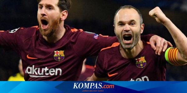 Iniesta Pensiun, Messi Beri Hormat “Bola Akan Merindukanmu”