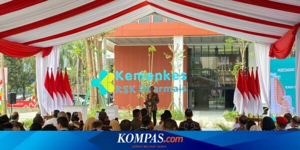 Jokowi Resmikan Gedung Pelayanan Kanker Ibu dan Anak di RS Dharmais