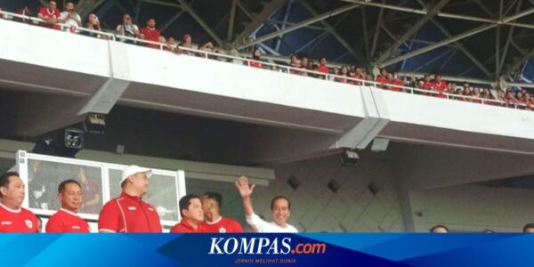 Jokowi Saksikan Langsung Laga Indonesia Vs Filipina di GBK