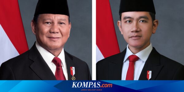 Link Download Foto Resmi Presiden Prabowo Subianto dan Wakil Presiden Gibran Rakabuming Raka