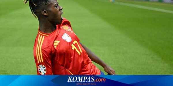 Live Spanyol Vs Inggris 1-1: Rekor Nico Williams, Palmer Samakan Skor