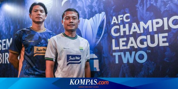 Persib Rilis Jersey AFC Champions League 2, Tampilkan Sponsor Tunggal