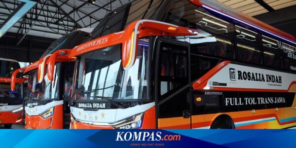 PO Rosalia Indah Rilis 10 Bus Baru dari Karoseri Laksana