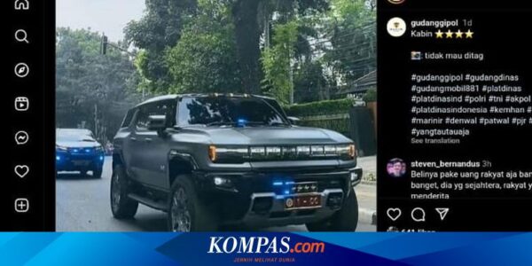 [POPULER OTOMOTIF] Unggahan Viral Kendaraan Dinas Disinyalir Kepala BIN Pakai Hummer EV | Bahaya Menggunakan Rem Tangan Saat Macet di Tanjakan