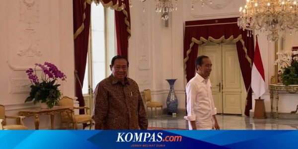 Temui Jokowi Usai Manggung di Pestapora, SBY Tampak Bugar dan Tebar Senyum