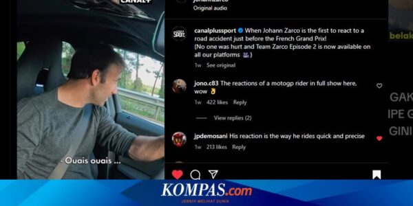 Video Johann Zarco Hampir Kecelakaan Mobil, Warganet Puji Refleksnya