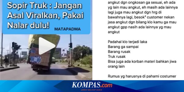 Video Sopir Truk ODOL Marah Dibilang Membahayakan